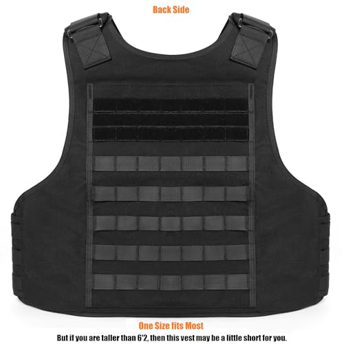 TACNEX Lightweight MOLLE Duty Vest Adjustable Weighted Workout Vest for Men Women - style: Classic