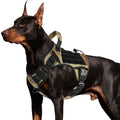 WINGOIN Tactical Dog Harness for Large Dogs,Heavy Duty No Pull Dog Harness - color: Camo, size: Large: 45-80 lbs (Chest:27-37",Neck:19-25")
