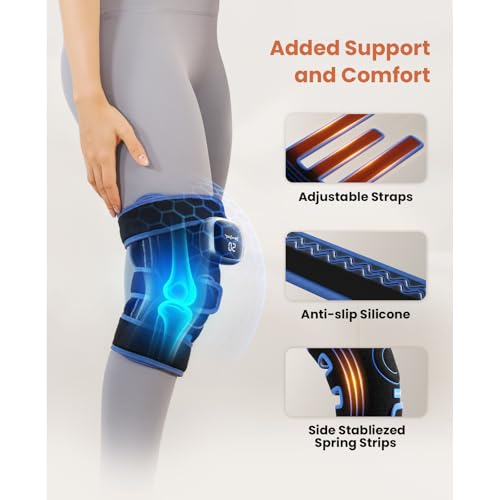 BOB AND BRAD Cordless Far Infrared Knee Heating Pad, FSA-HSA Eligible
