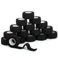 Self Adhesive Bandage Wrap,Bandage Tape,Medical Tape,Vet Tape - color: Black, size: 1inch*16rolls