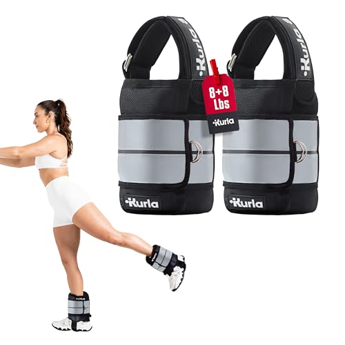 Ankle & Wrist Weights - 8/16/20/30 lbs Pair (4-15lbs - Each) - size: 08 lbs each (16 lbs pair)