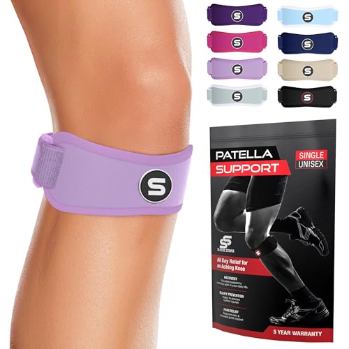 Sleeve Stars Patella Knee Strap and Turmeric Curcumin Supplement Bundle Patellar Tendon Support Knee Brace for Running Sports Arthritis Knee Pain Relief Osgood Schlatter Runner’s Knee Joint Support Mo