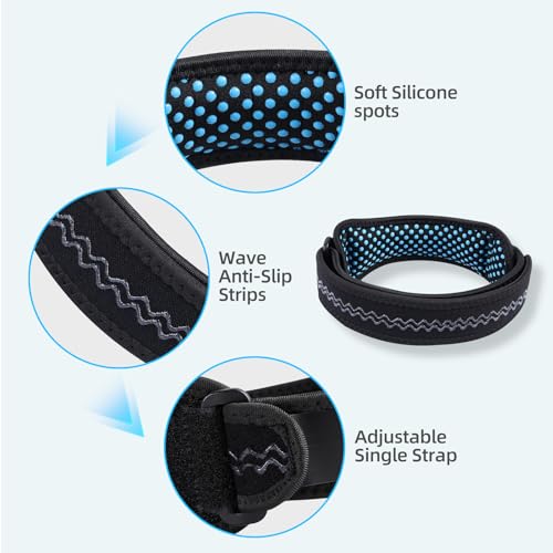 AGPTEK Plus Size Knee Brace for Women & Men, Patella Tendon Knee Strap - size: X-Large
