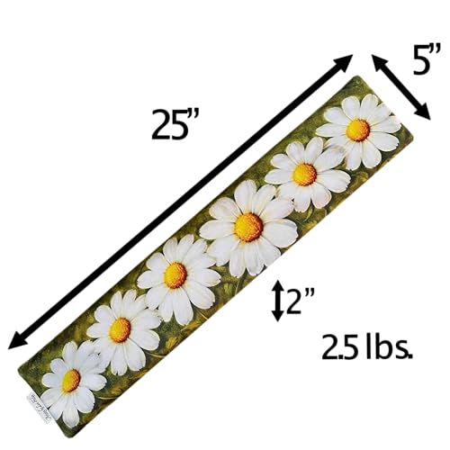 Heat Pack - Microwavable Heating Pads - Microwave Heating Pad for Pain Relief & Comfort - Suitable for The Neck, Back, Shoulders, Hips, Stomach Cramps & More - Neck Heat Wrap - Gift - size: LONG, style: Bunch of Daisies