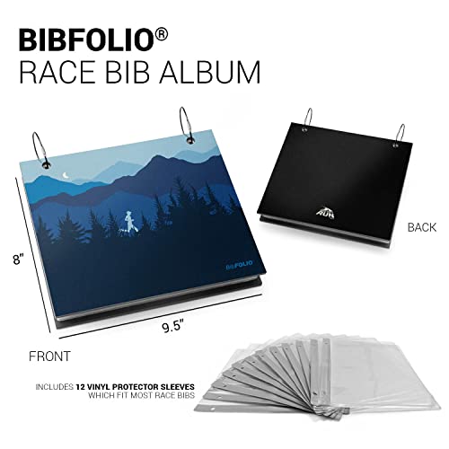 Gone For a Run BibFOLIO Race Bib Album - Run Your Terrain - 9.5x8 - color: Run Your Terrain