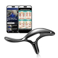 lifechill Trigger Point Massage Tool for Deep Tissue Pain Relief, Gua Sha & Muscle Scraper Tool for Full Body, Thumb Saver Acupressure Tool Relieve Plantar Fasciitis, Black - color: Black
