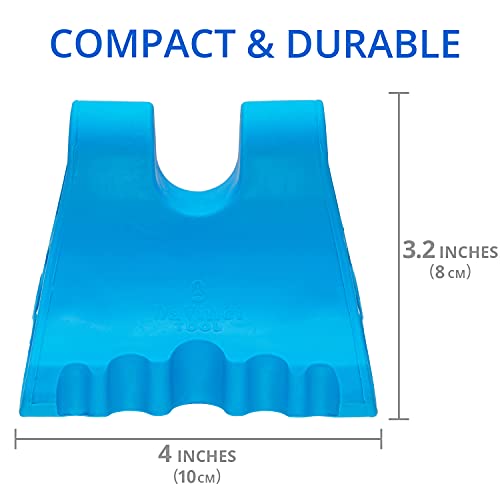 Body Back Davinci Tool - Neck Massager for Pain Relief Deep Tissue - Blue - style: Extra Firm - Blue