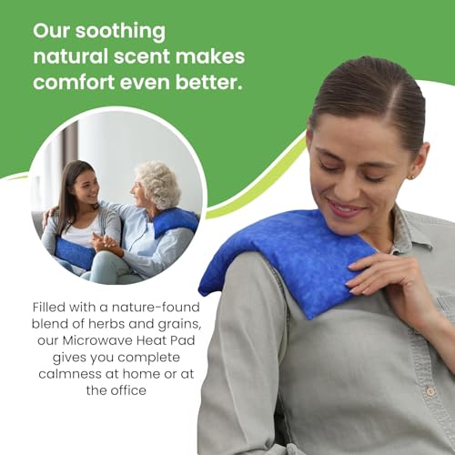Nature Creation Microwaveable Herbal Heating Pad - Microwave Heating Pad for Neck and Shoulders, Cold & Hot Pack, Heat Pack Warming Pad, Microwavable Heating Pads - Pack of 1 (Butterfly Dance) - style: Butterfly Dance