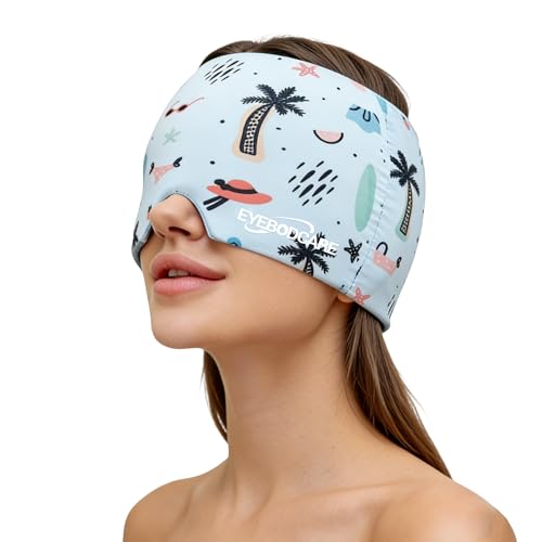 Migraine Relief Cap, Reusable Cold Compress Headband,1pcs - color: Ocean