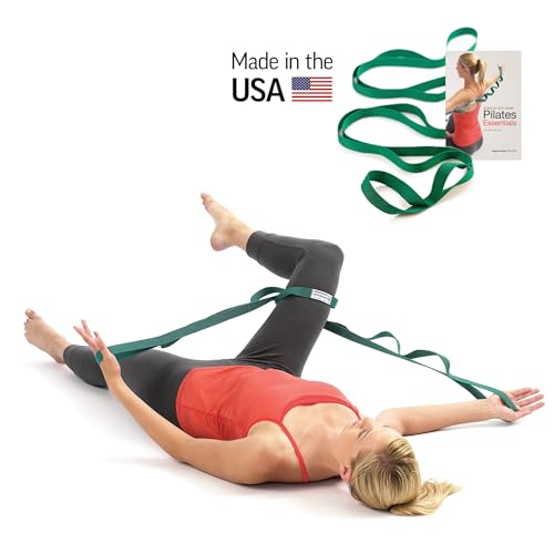 OPTP The Original Stretch Out Strap With Exercise Pilates Essentials Book