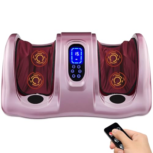 Best Choice Products Shiatsu Foot Massager with Remote Control, Rose - color: Rose