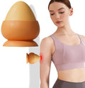 Mountable Massage Ball with Suction Cup, Trigger Point Therapy Tool, Manual Self Targeted Pressure Massager for Stress Relief, Muscle Knot, Myofascial Release, Deep Tissue Massage (Orange) - color: Orange