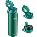Fanhaw 24oz Stainless Steel Water Bottle with 2-in-1 Lid, Mars Green - color: Mars Green