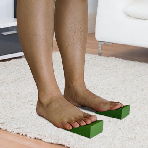 Yoga Foam Wedge - Portable Foam Yoga Wedge Stretching Equipment | Supportive Yoga Block | Back Support Foam Incline Slant Board for Leg, Calf, Ankle and Foot Stretching