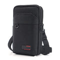 Travel Cell Phone Pouch Belt Pouch, Phone Holster Crossbody Bag with Shoulder Strap for iPhone Case Holder for Hand with Neck Lanyard Smartphone Walking Passport Wallet (Black A) - color: Black A