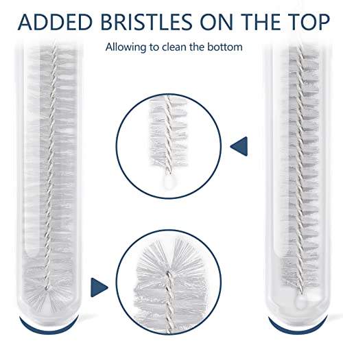 Ixiaoyoo 12 Pcs Straw Cleaner Brushes Set, 8.2 Inch Nylon Cleaning Brush - color: 8.2 Inch White
