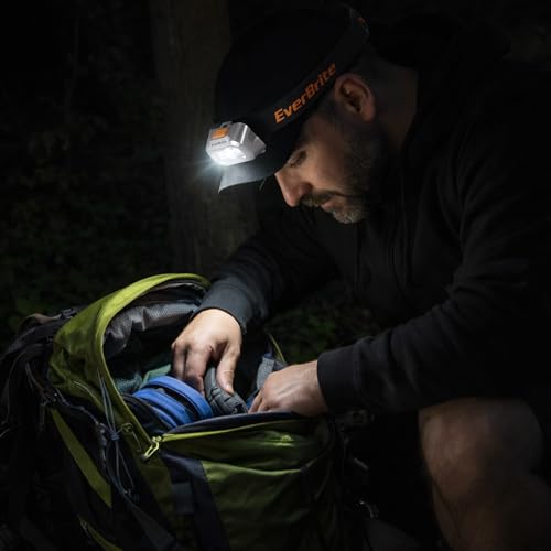 EverBrite 2 Pack LED Headlamp, 4 Lighting Modes with Pivoting Light Head