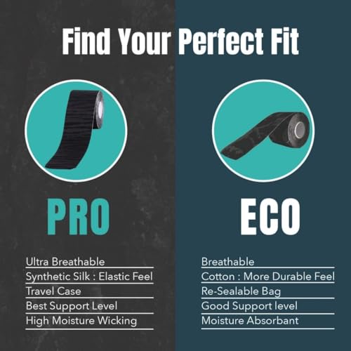 Heali Kinesiology Tape 3 Pack, Magnesium & Menthol Infused, Elastic Sports Tape, Shoulder, Knee, Elbow, Ankle, Waterproof, Latex Free, Muscle Recovery, K Tape, Black Zebra - color: Black Zebra, size: 3-Pack