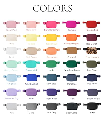 YOSHUYUKI Fanny Pack Cross Body Small Crossbody Bags for Women Men Trendy Nylon Waterproof Mini Purse Travel Running Belt Bag Lulu Dupes Bum Hip Chest Waist Pack Side Bag Must Have Hot Pink - color: Rare Sonic Pink