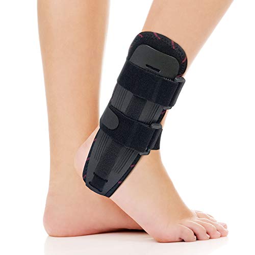 ORTONYX Ankle Stirrup Brace with Padding for Left or Right Foot Support