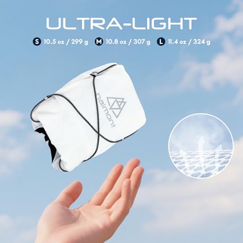 Haimont 10L Trail Running Hydration Vest with Soft Flasks - color: White, size: Small
