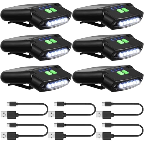 Mudder LED Hat Clip Light, Cap Lights - color: Black