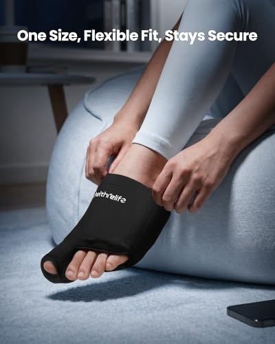 3D Forefoot Ice Pack with Dual-Layer Cooling Gel and Bunion Corrector