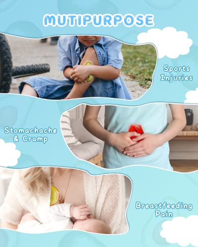 Kids Ice Packs for Boo Boos, 6 Pcs, FSA Eligible HSA, Small Gel Pack Injury - style: Kids Ice Packs - 6 Pack