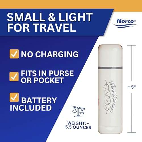 Norco Mini Massager - Handheld Massager for Scar Tissue Break Up
