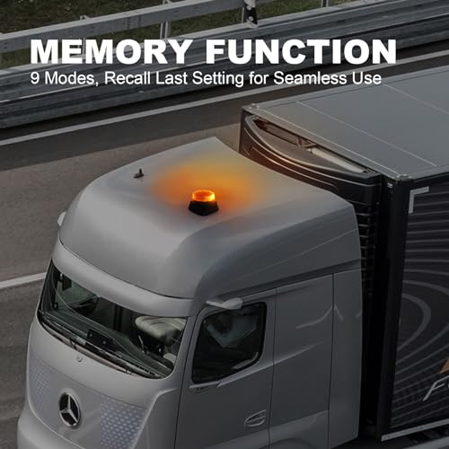 Agrieyes W223S w/Reverse Alarm Amber LED Beacon Lights, Emergency Strobe - size: Screw1
