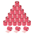 MECCANIXITY 24 Rolls Pre Wrap Athletic Tape 30 Yard x 2.8" Foam Under Wrap Tape Sports Prewrap Headband for Hair Ankles Wrists Hands Knees - color: Pink