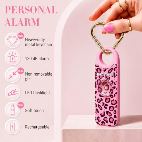 Rechargeable Personal Safety Alarm for Women - color: Cheetah