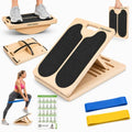 3-in-1 Adjustable Wooden Slant Board for Calf Stretching