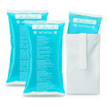 Gel Ice Packs, Teal 2 Pack, 10×5 inch (28×13cm)