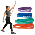 THERABAND High Resistance Super Band Set, Exercise Workout, Therapy, Multi - size: 4 Pack (15-50 lbs)