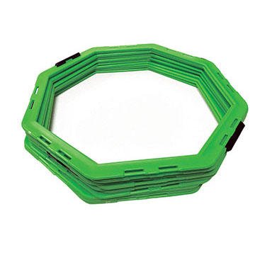 Sports Health Octa-Rings Agility Training Set, 12 Rings with Carry Bag