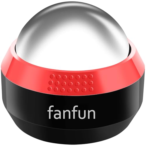 Massage Ice Roller Ball Cold & Heat Therapy Pain Relief Myofascial Release - color: Red