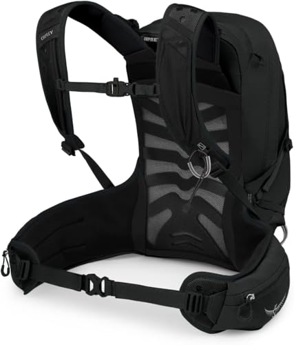 Osprey Tempest 20L Women's Hiking Backpack with Hipbelt, Stealth Black, WM/L, Extended Fit - color: Stealth Black, size: WM/L - Extended Fit