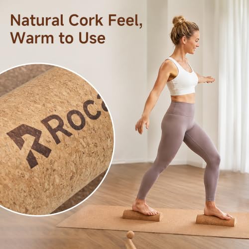 Rocalt Cork Balance Board, Foot and Ankle Strengthener Kit