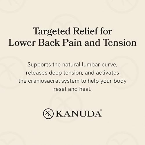 Kanuda Lumbar Nap Lower Back Stretcher Traction Device for Posture Correction Designed by a Phyiscal Therapist