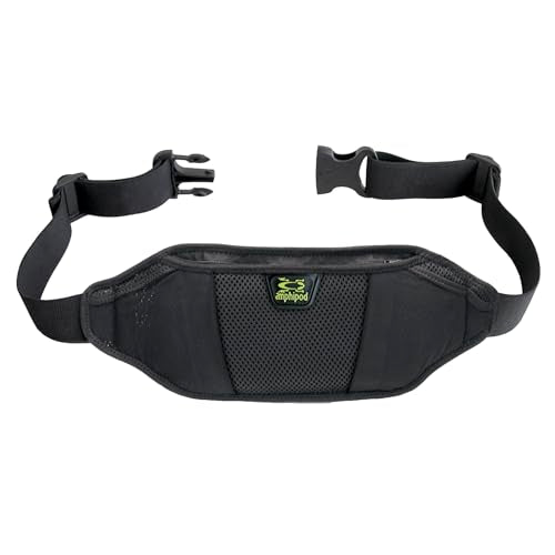 Amphipod AirFlow Endurance Waistpack, Runners Storage Fanny Pack Waist Bag - color: Black