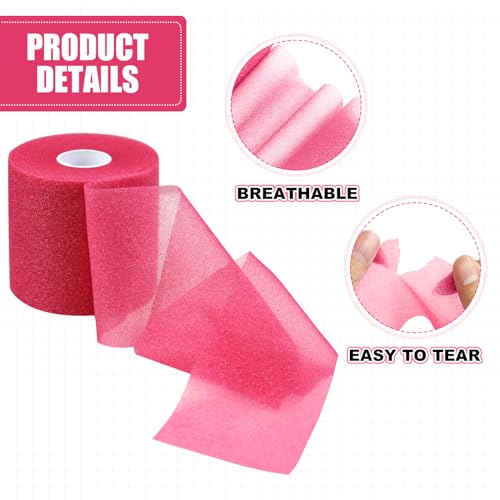 2.75‑Inch 30‑Yard Red Athletic Pre‑Wrap Tape - color: Red