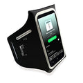 RevereSport Waterproof Armband for iPhone Pro 17/16/15/14/13/12 with Extra Pockets for Keys, Cash and Credit Cards. Running Phone Arm Holder for Sports, Gym Workouts and Exercise - size: 6.2" Screen