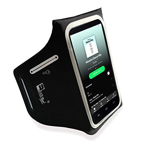 RevereSport Waterproof Armband for iPhone Pro 17/16/15/14/13/12 with Extra Pockets for Keys, Cash and Credit Cards. Running Phone Arm Holder for Sports, Gym Workouts and Exercise - size: 6.2" Screen