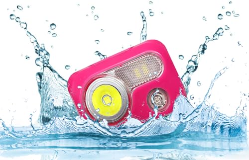 BLITZU Adjustable, Durable, Rechargeable Flashlight, Pink, Battery Powered - color: Pink