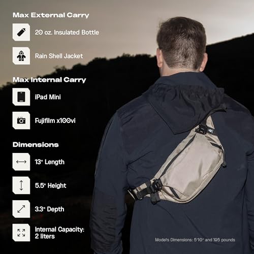 Falcon 2L Ultralight Fanny Pack Crossbody Belt Bag for Men & Women, Slim Waist Sling Bag for Travel, Running, Hiking & Dog Walking, Expandable Water-Resistant Pack with Adjustable Strap, Kelp Green - color: Kelp Green