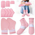 SuzziPad Cold Socks & Hands Ice Pack for Chemo Must Haves, Pink, S/M - size: S/M, style: Cold Therapy Socks and Gloves