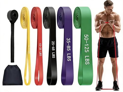 Resistance Bands for Working Out, 5 Levels Pull Up Assistance Bands