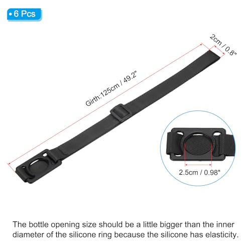 PATIKIL Water Bottle Lanyard - color: Black