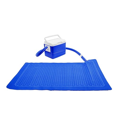 Polar Active Ice® 3.0 Cold Therapy Ice Machine System with Programmable Timer, 38"x22" Blanket Pad, 9 Quart Cooler, Quiet Pump, Strong Cryotherapy Pain Relief Treatment - style: Blanket